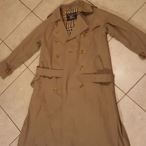Burberry mens rain coat